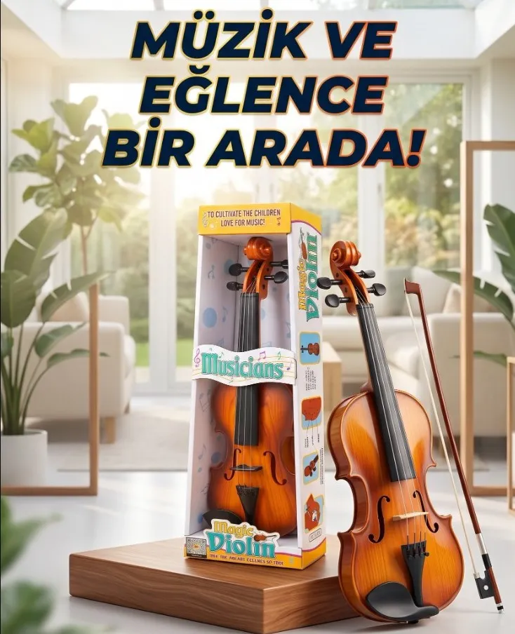 Minik müzisyenler için özel tasarlanan Toycraft ses kayıt özellikli oyuncak keman ile çocukların ritim ve müzik sevgisini keşfedin! Güvenli, eğitici ve eğlenceli bu set şimdi avantajlı fiyatla sizi bekliyor.